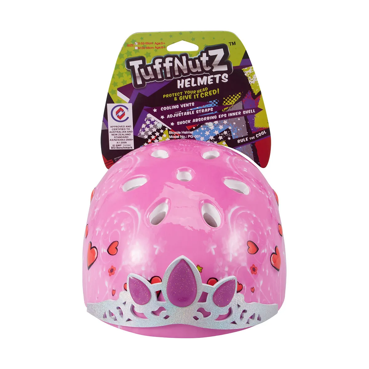 3D Tiara Ride on Helmet  Suitable for Ages 5  years