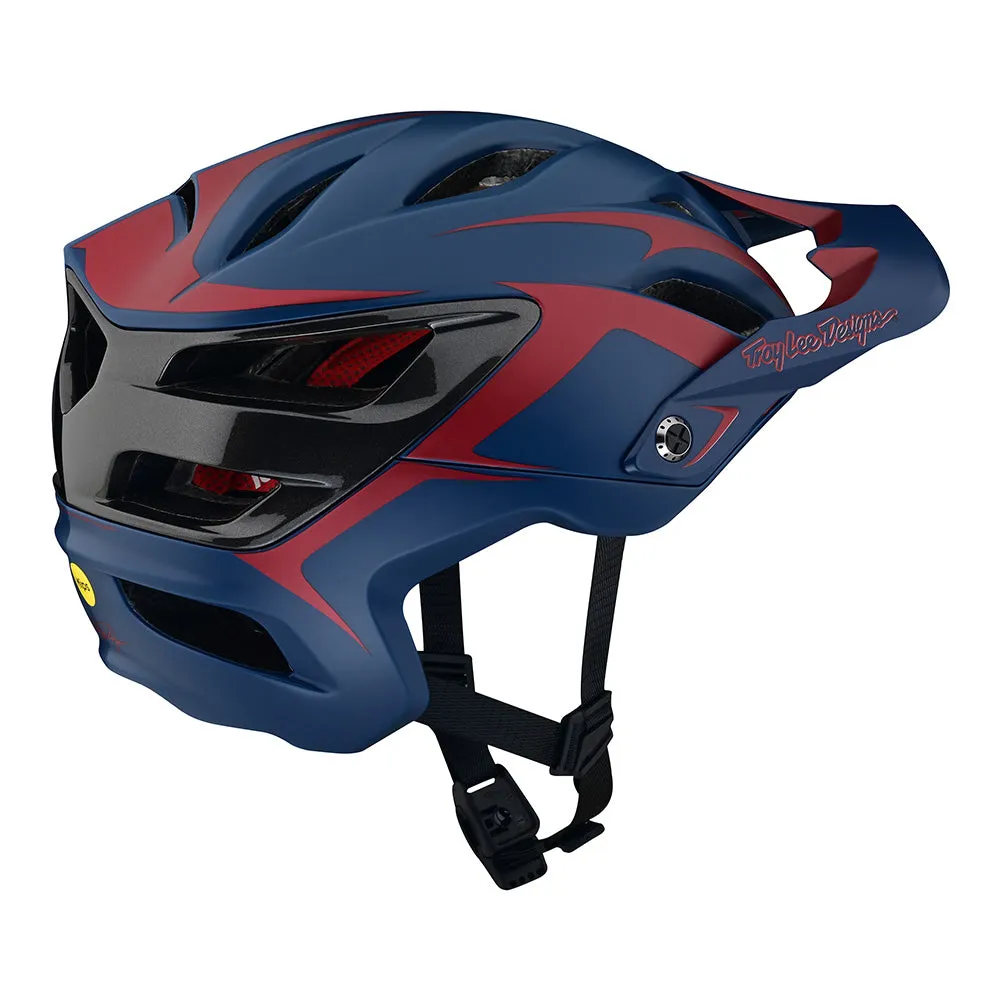 A3 Helmet Fang Dk Blue / Burgundy