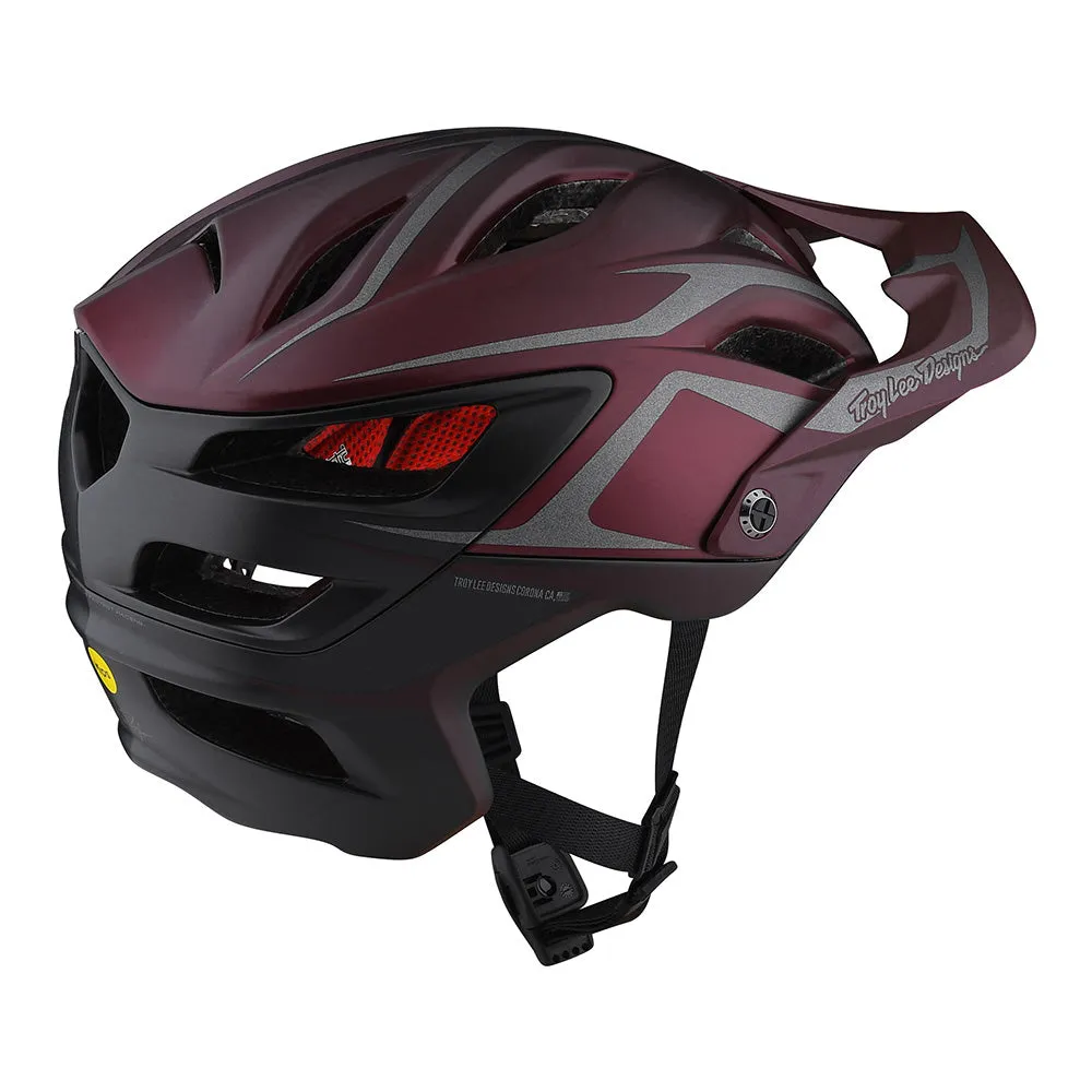 A3 Helmet Jade Burgundy