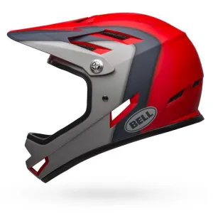 Bell Sanction MTB Cycling Helmet (Matte Crimson/Slate/Dark Grey)