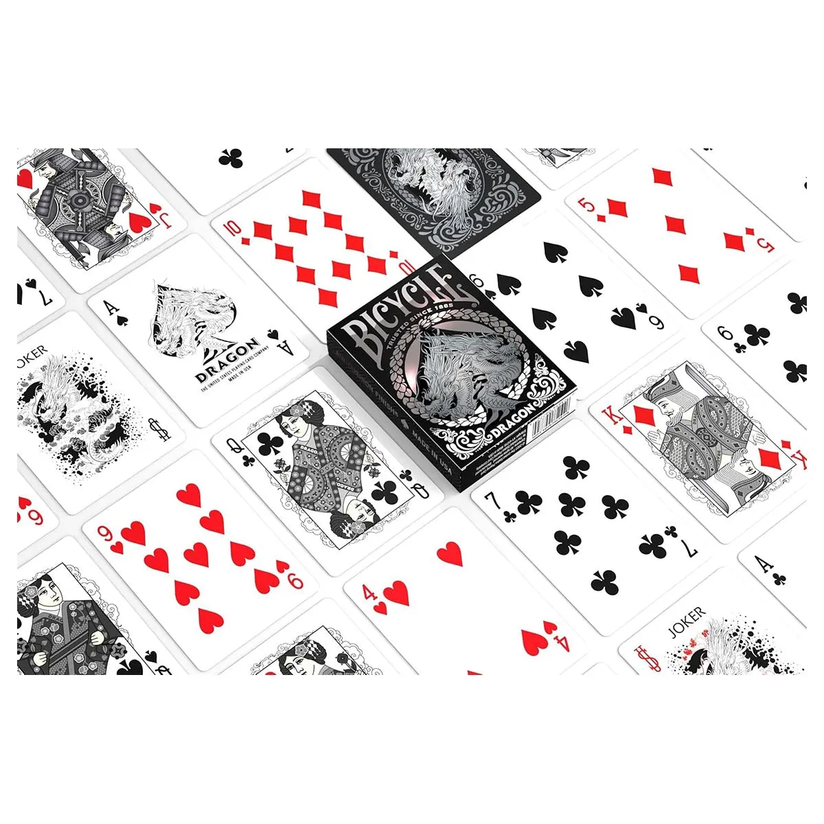 Bicycle Black Dragon Playing Cards