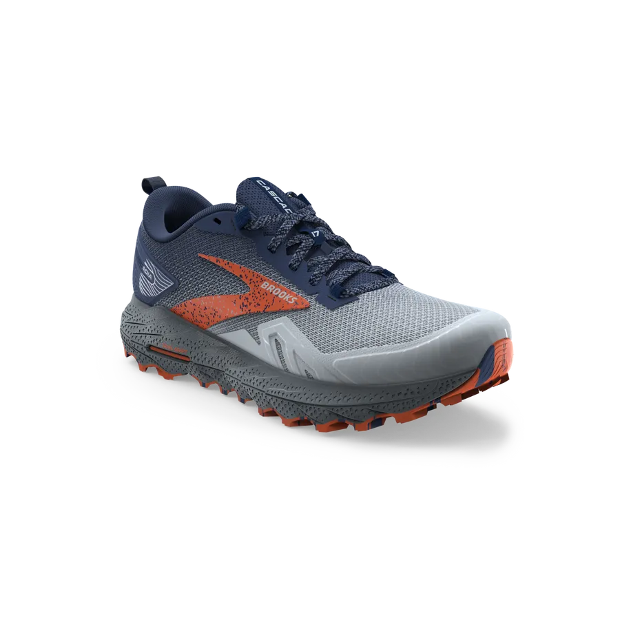 Brooks Cascadia 17 | Blue / Navy / Firecracker | Mens