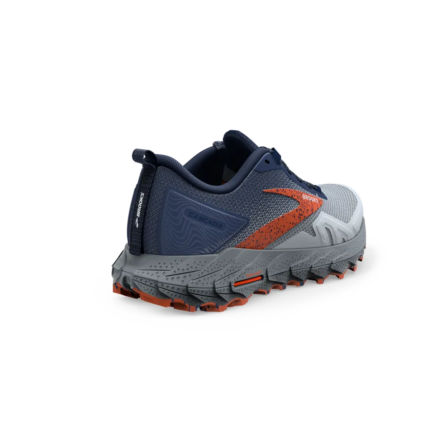 Brooks Cascadia 17 | Blue / Navy / Firecracker | Mens