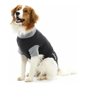 Buster Body Suit For Dogs Black/Grey