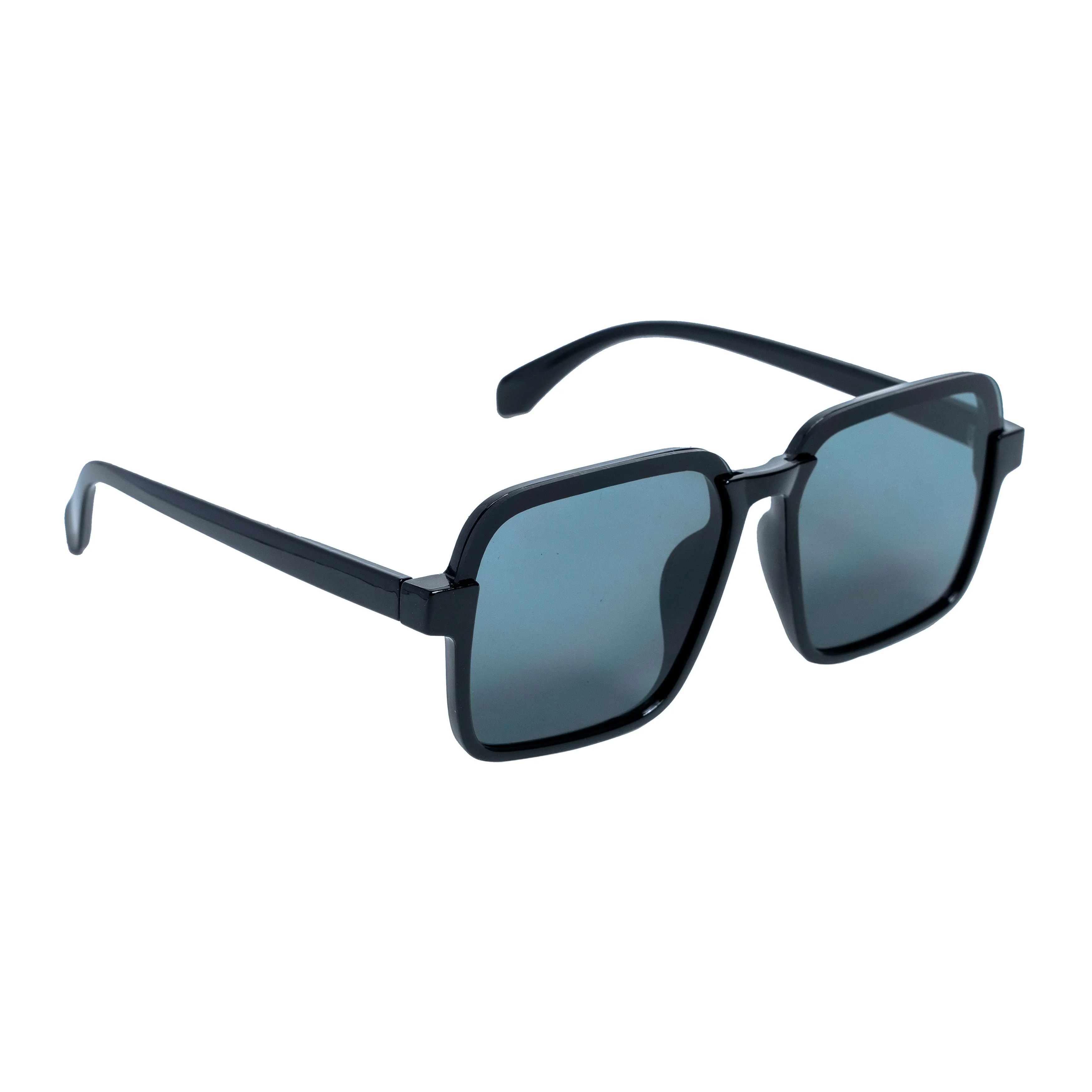 Chokore Bold Square Sunglasses with UV 400 protection (Black)