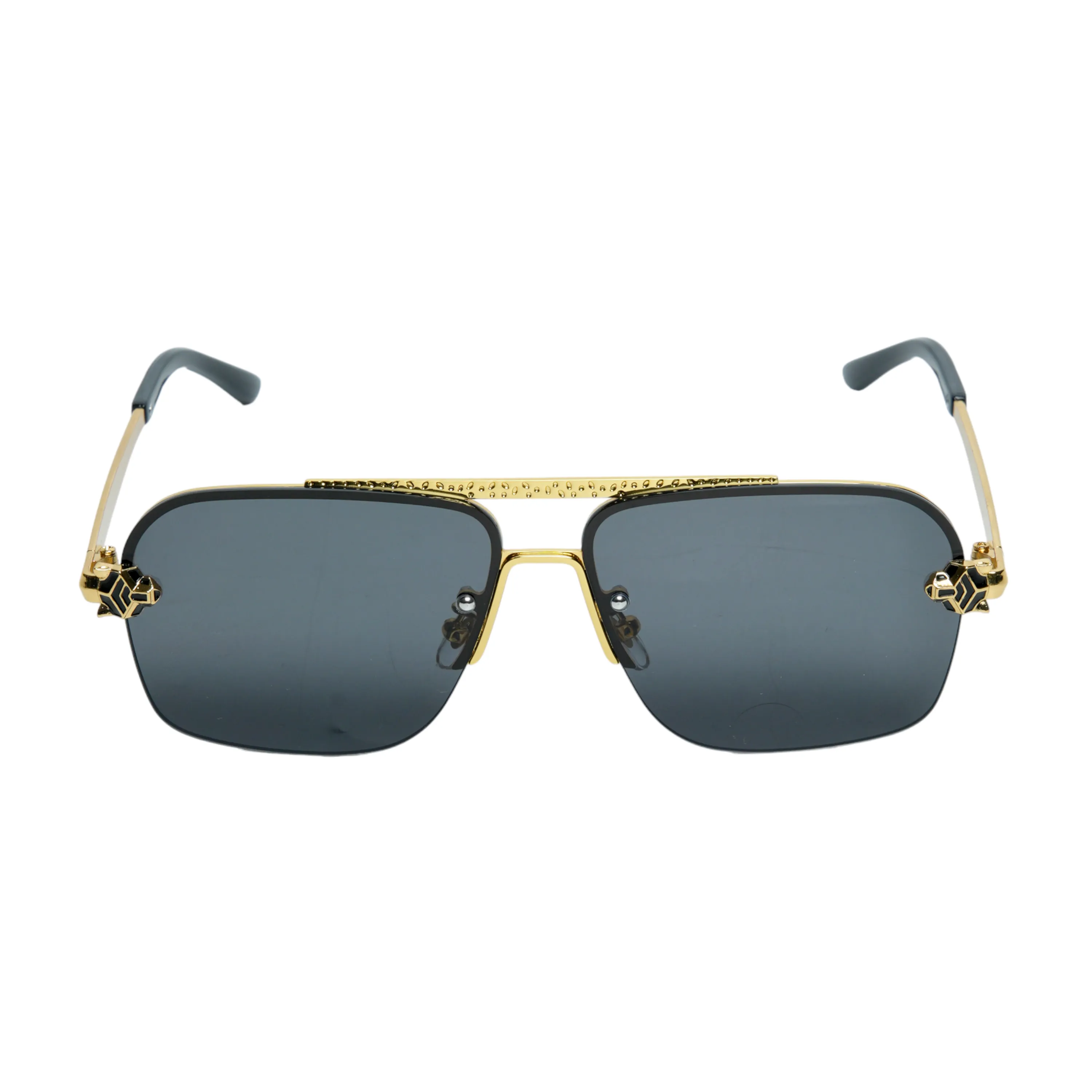 Chokore Classic Double Bridge Sunglasses (Black & Gold)