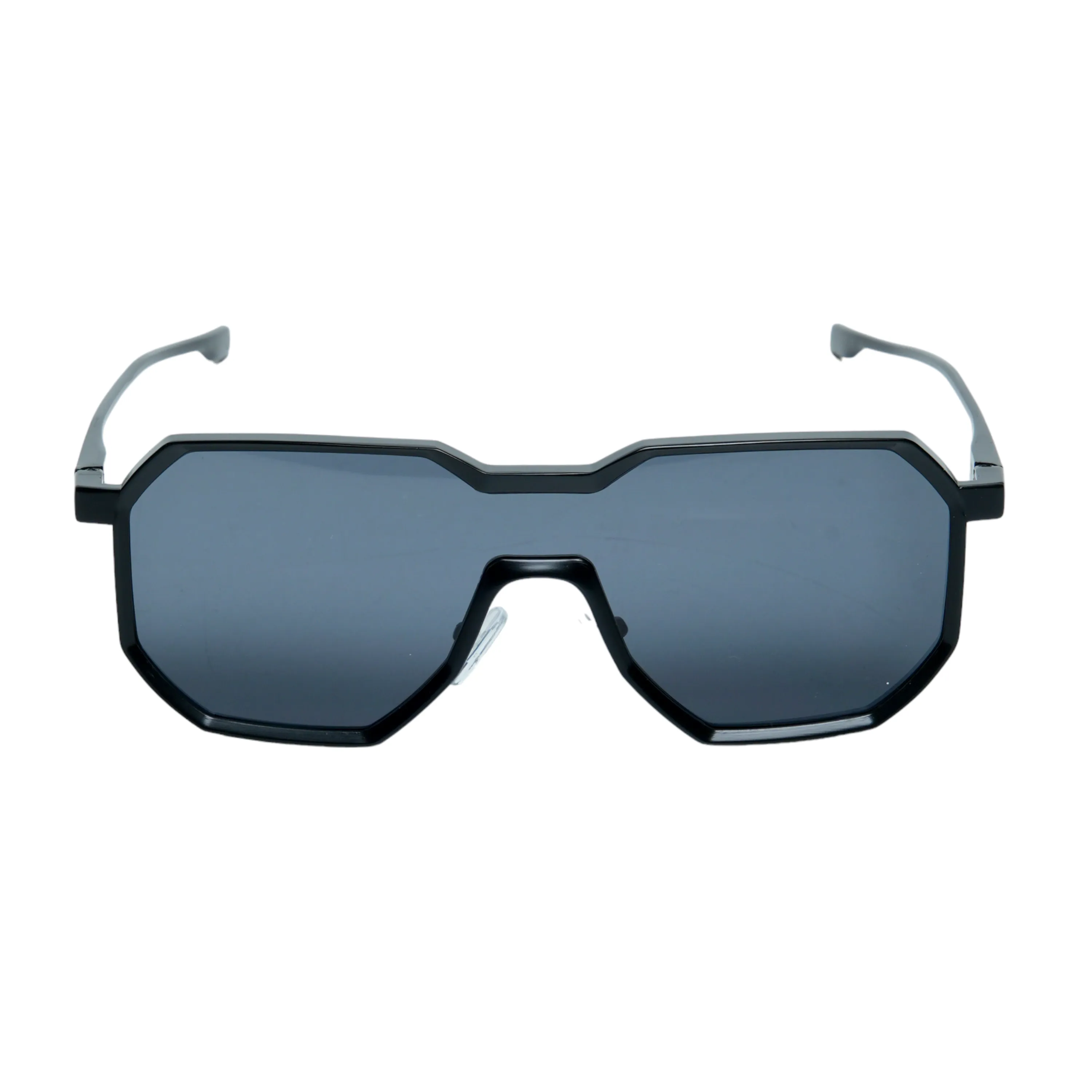 Chokore Irregular Sunglasses with UV 400 Protection (Matte Black)