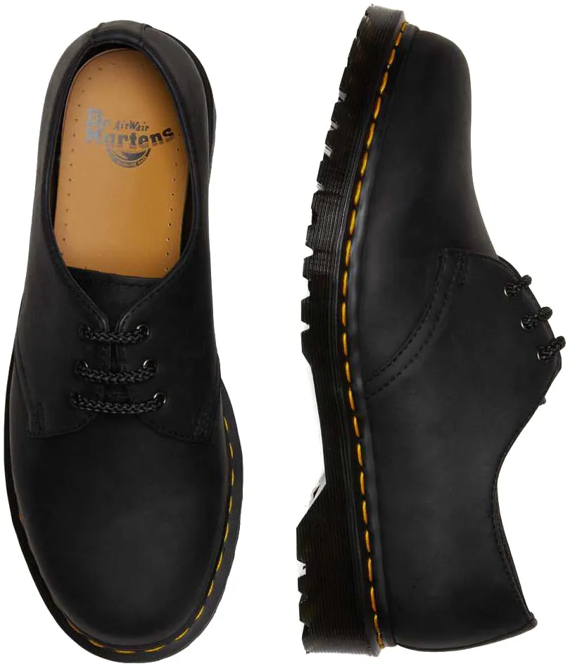 Dr. Martens 1461 Black Waxed Full Grain