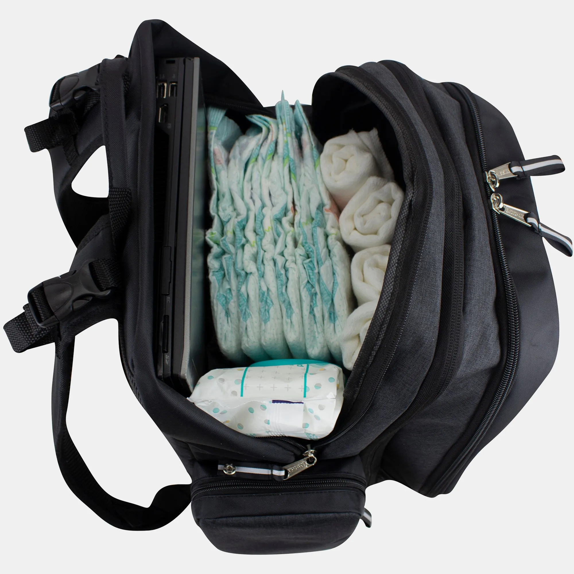 Expandable Utopia Backpack Diaper Bag