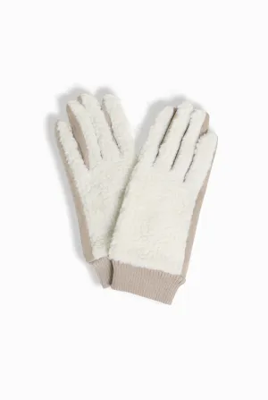 Faux Shearling Gloves MG3050