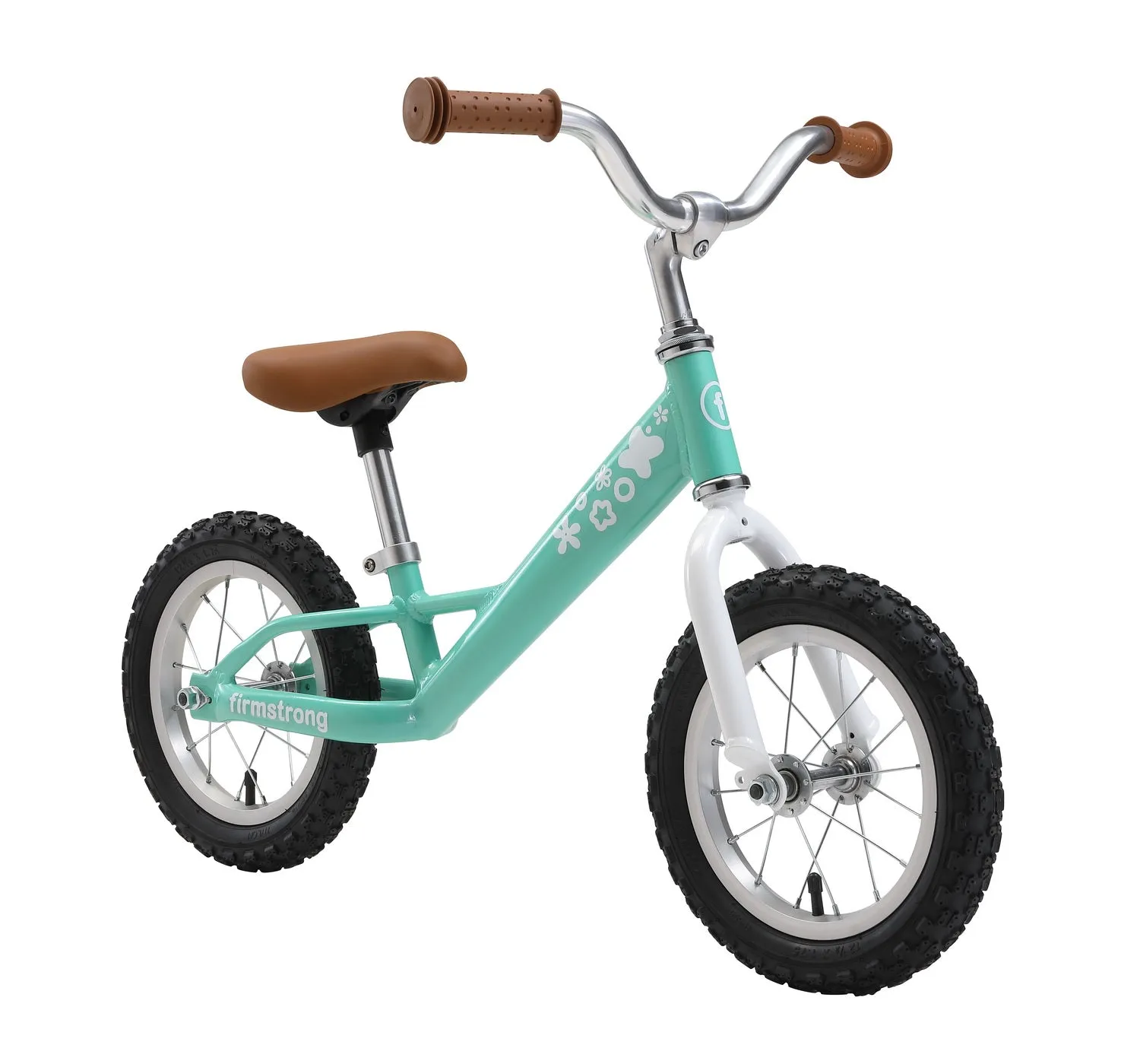 Firmstrong 12" Balance Bike, No Pedal Bicycle with Air Tires, Kids - 2,3,4 years old