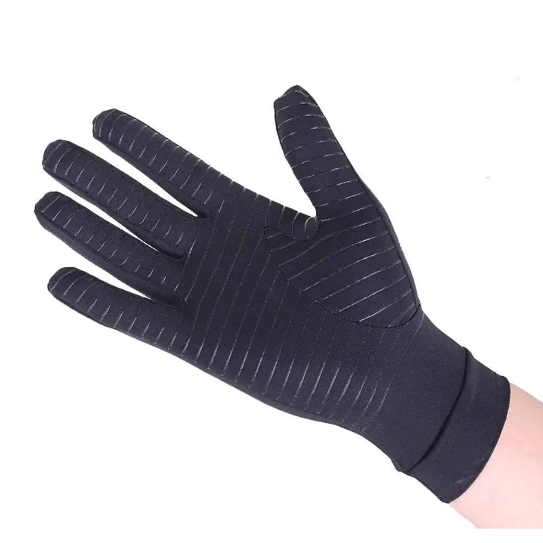 Gym Protection Gloves Full Finger Copper and Silicon Grip