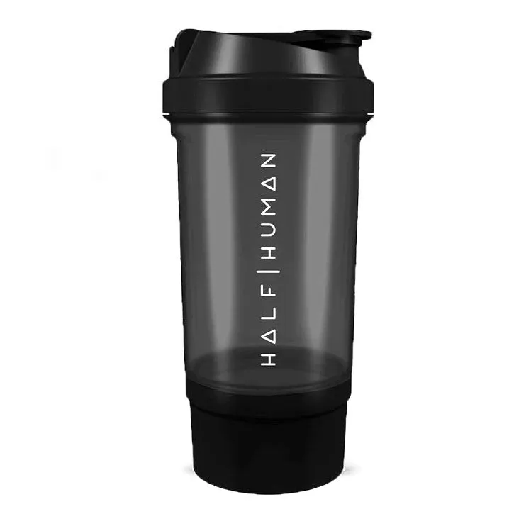 Half Human 500ml Protein Shaker Bottle