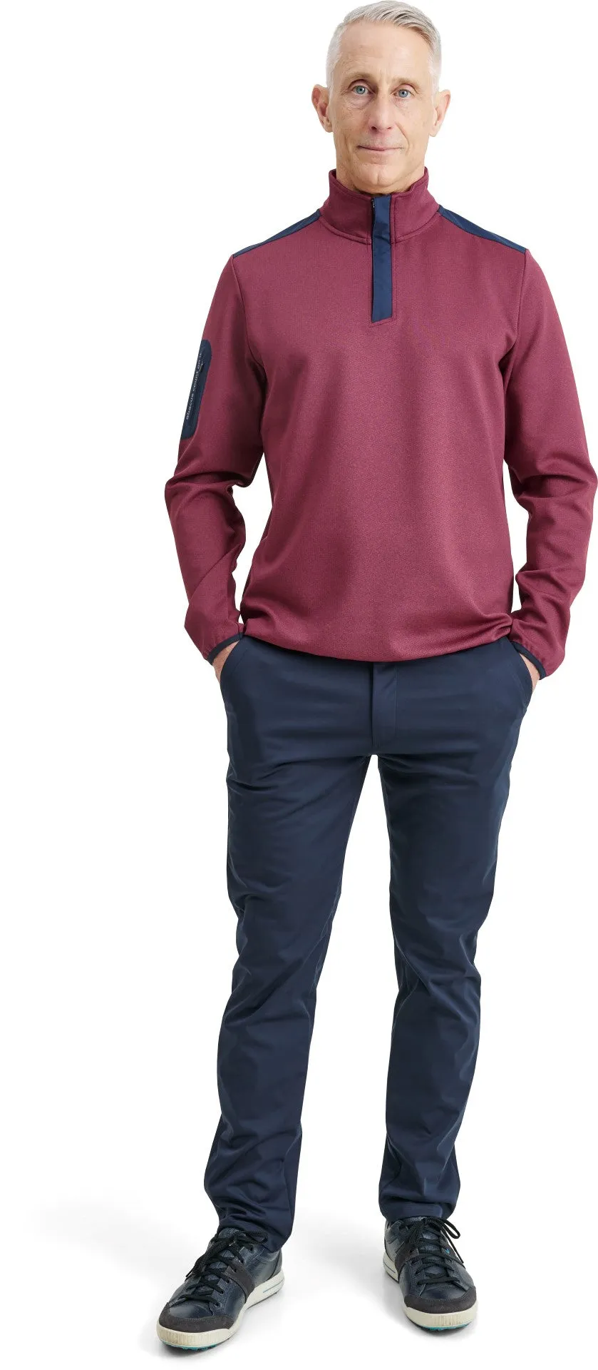 Men Scramble half-zip fleece