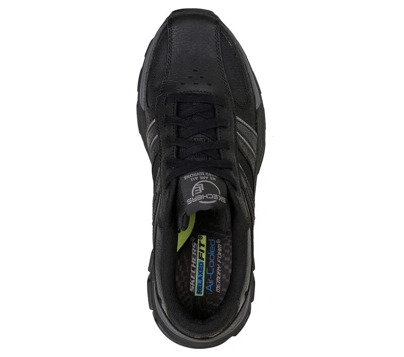 Men's Relaxed Fit Skechers 204330 Respected Edgemere Good Year Walking Trainers