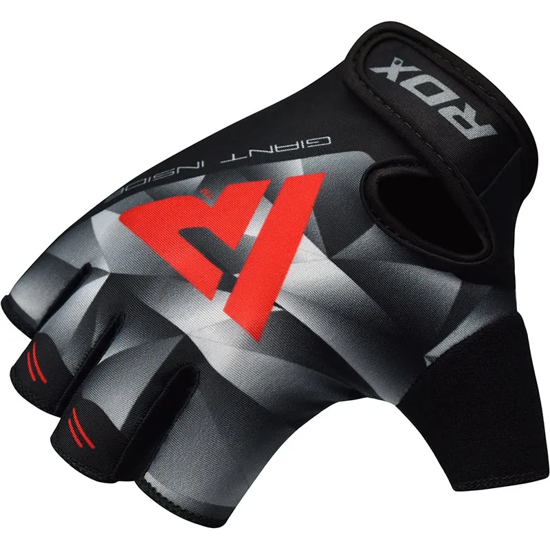 RDX F4 Fingerless Weightlifting Gloves