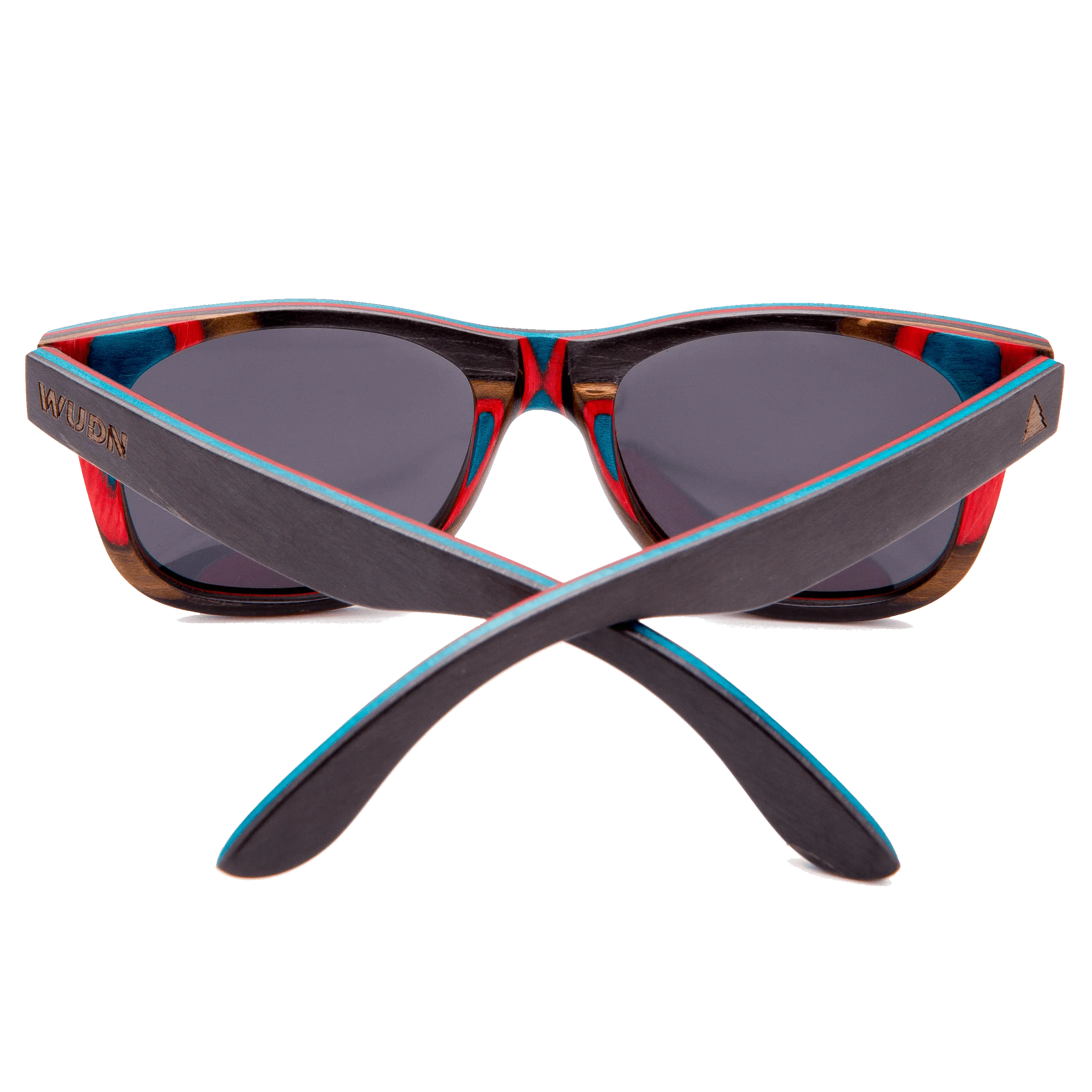 Recycled Skatedeck Ollie Black Sunglasses by WUDN