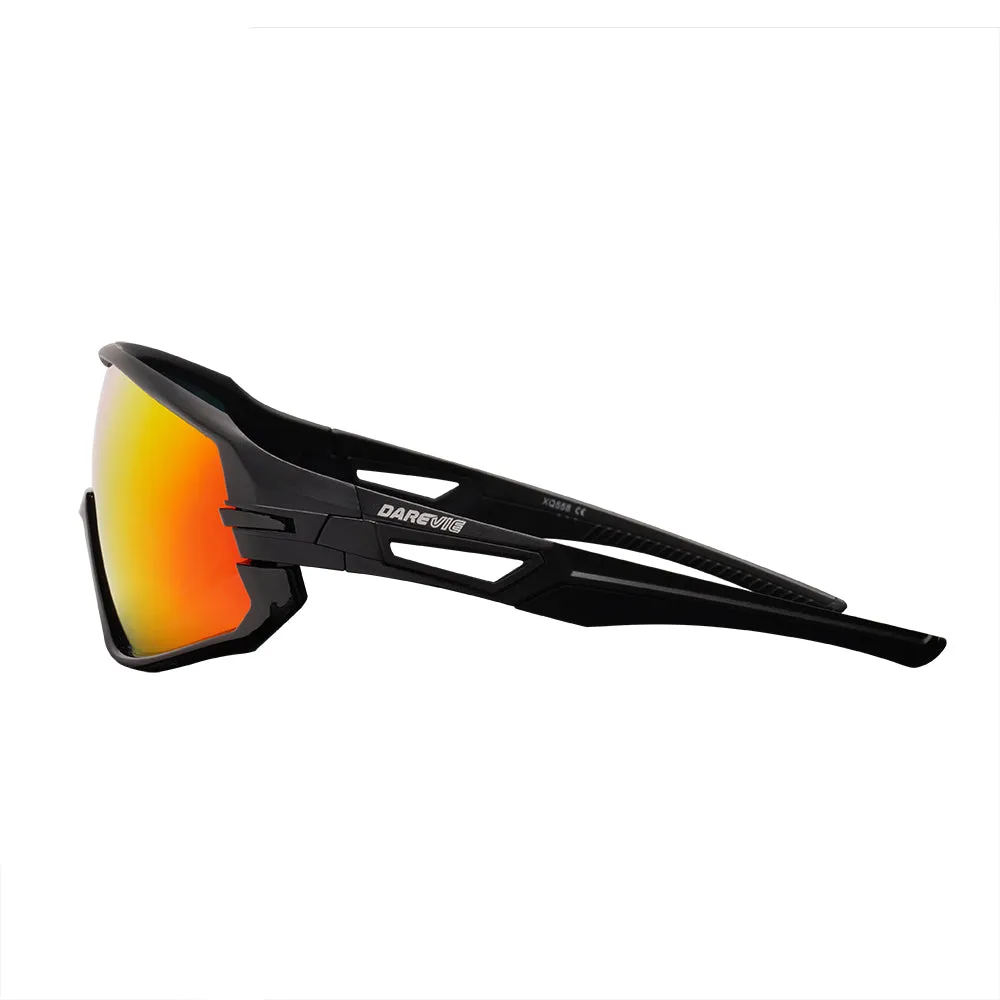 TR90 CYCLING GLASSES - BLACK