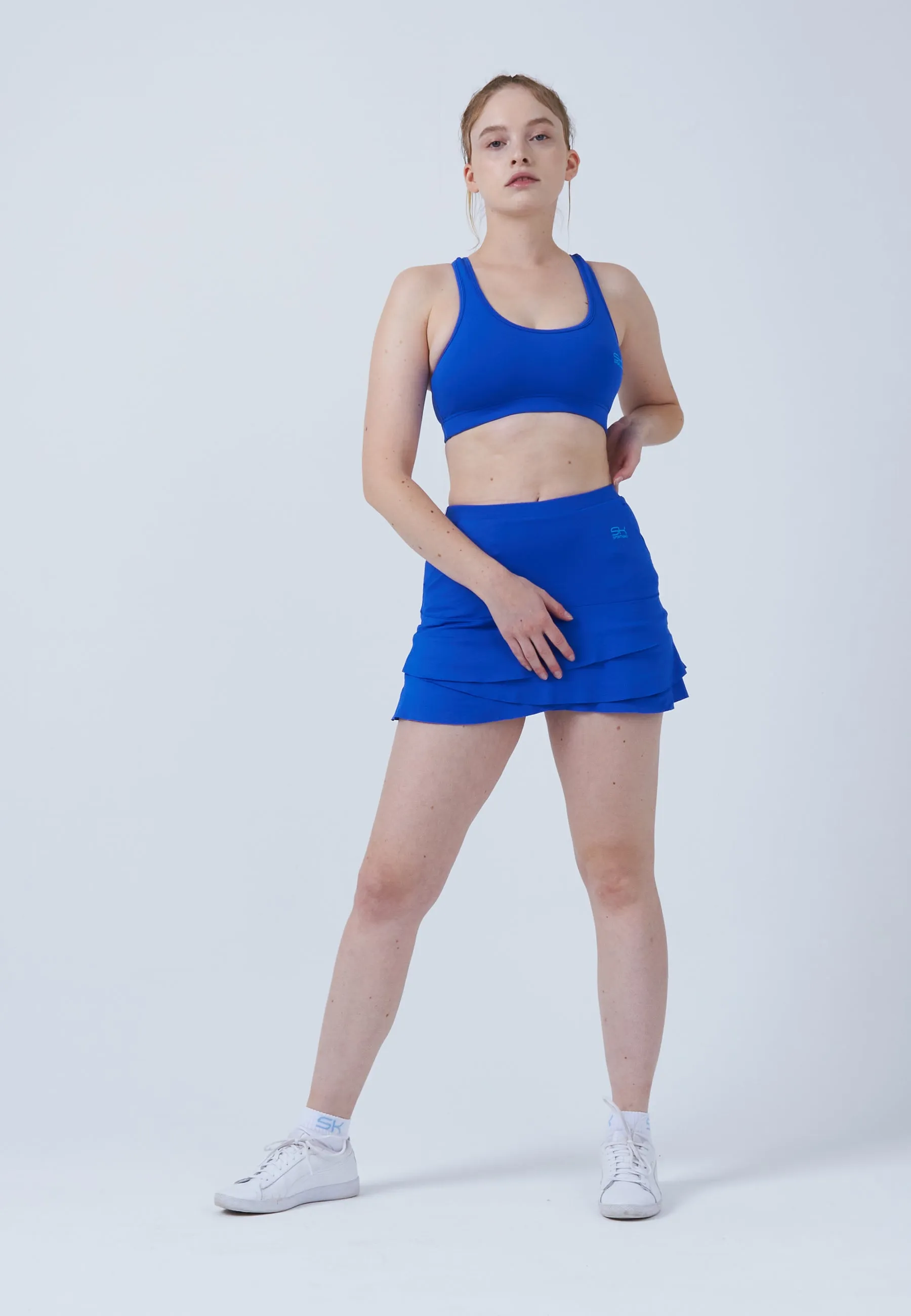 Tulip Tennis Skort with pockets, cobalt blue