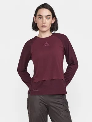 Womens ADV Trail Wool Wind Long Sleeve Tee