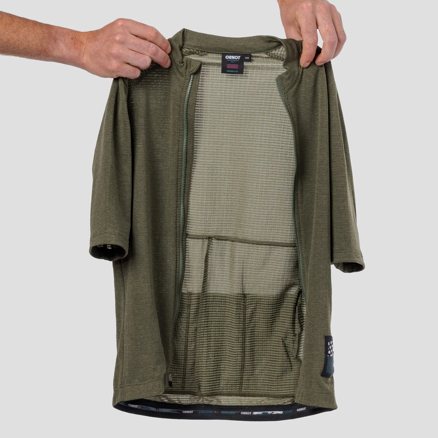 Women's Micro Grid Jersey - Olive 2023